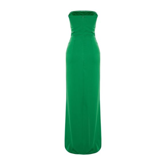 NWT Trendyol Women Regular fit Woven Evening Dress - Picture 9 of 12